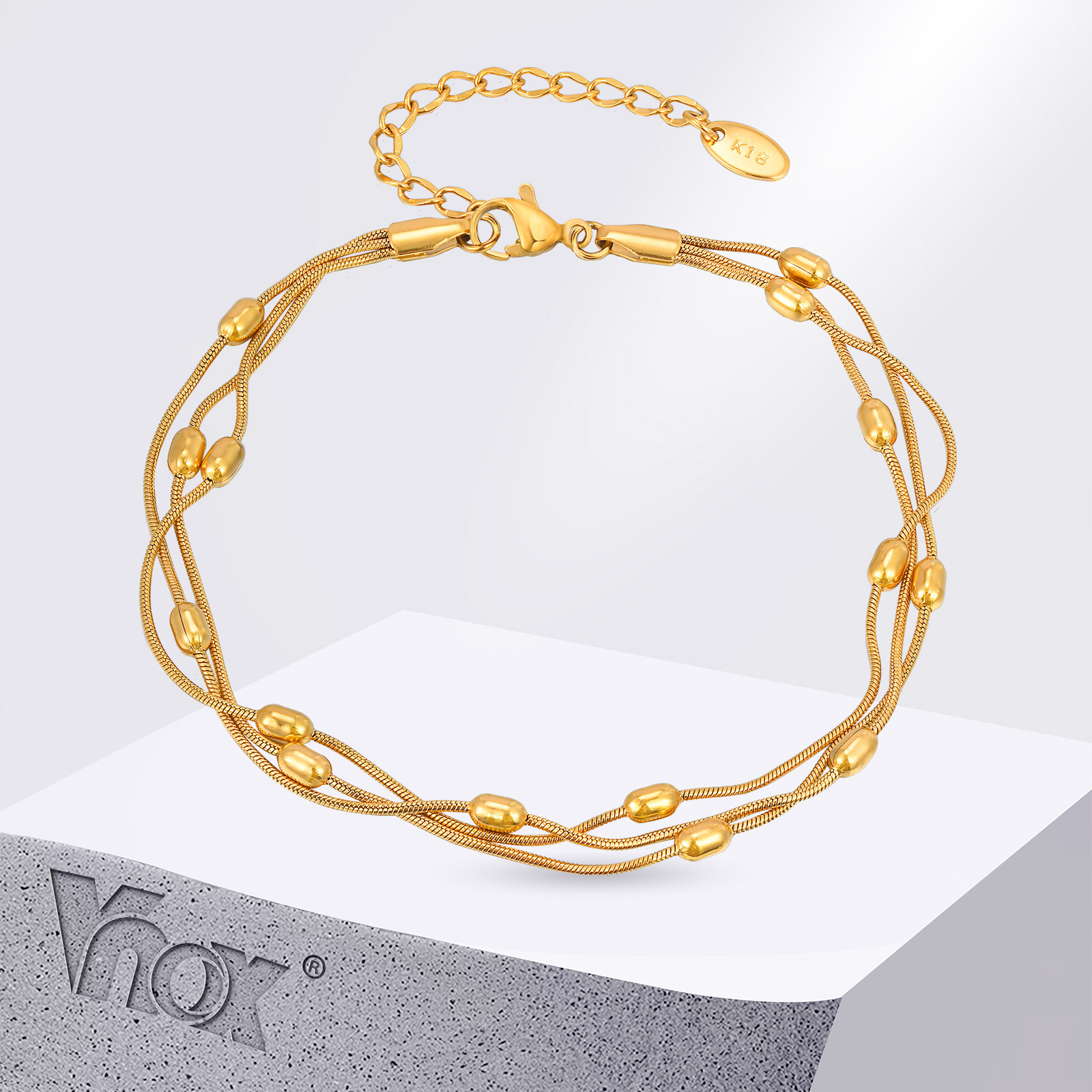 Jc Jewelry & Watches Photos - Vnox Yaz Paslanmaz Çelik Üç katmanlı
