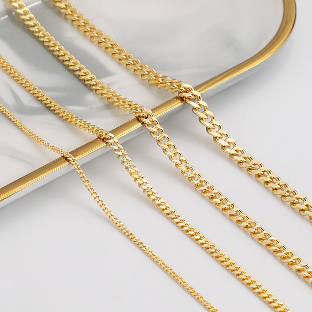Hip Hop Chain Necklace - WT-BC202 Avrupa Hip-Hop 18 K Renk