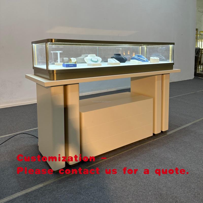 Jewelry And Watches Store - Paslanmaz Çelik Takı Saat Sergi Masası