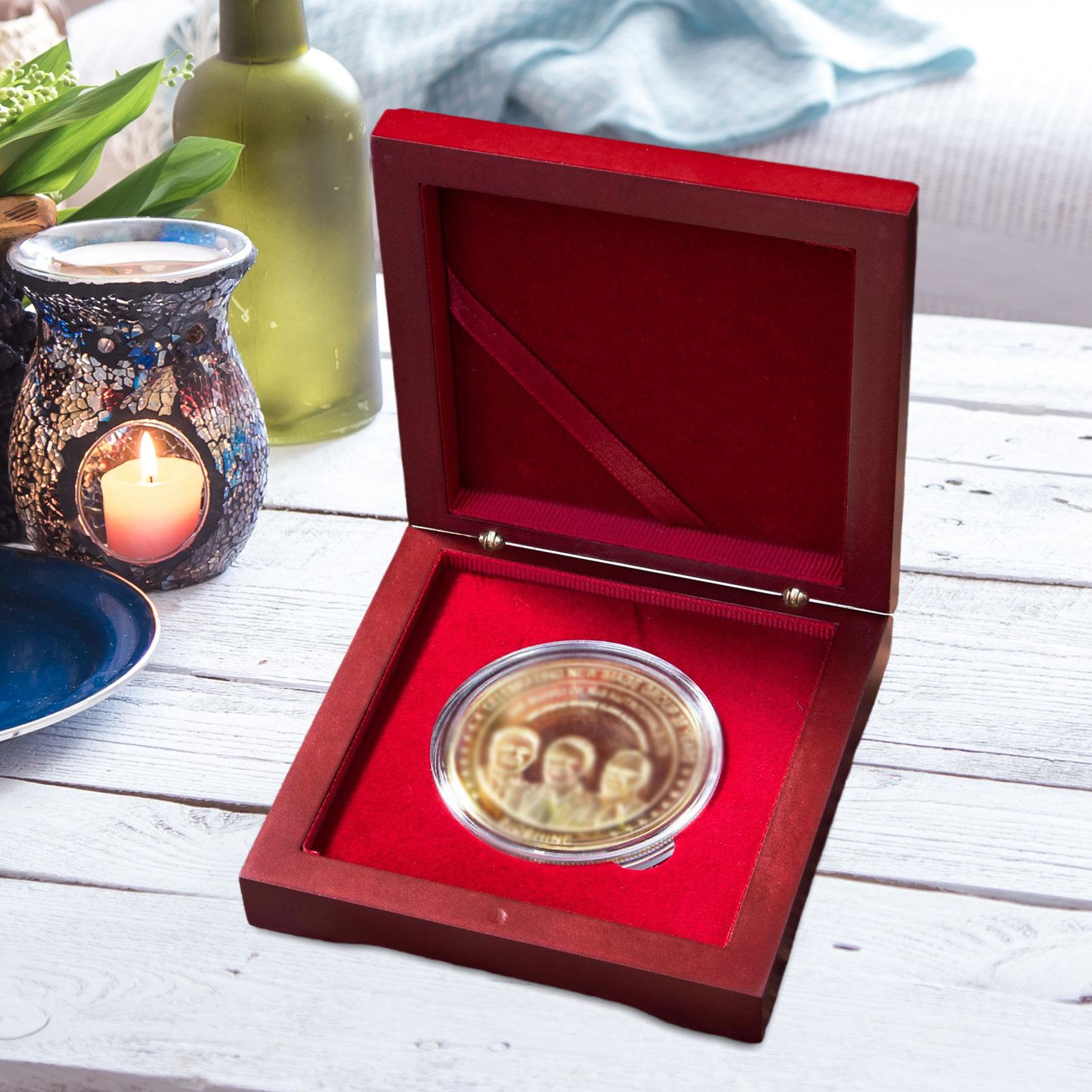 Collectors Coins Jewelry & Watches Of Smithtown - Madalya Sunum Kutusu Para Tutucu Ahşap