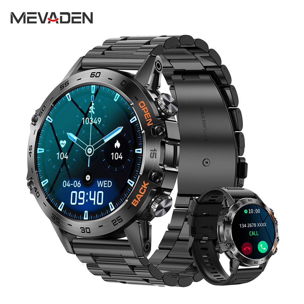 Italian Jewelry Watches - MEVADEN Çelik 1.39 inç Erkekler Lüks
