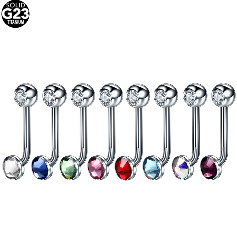 Christina Jewelry & Watches Marguerite Ørestik Forgyldt Sølv - 1 adet G23 titanyum kristal Christina