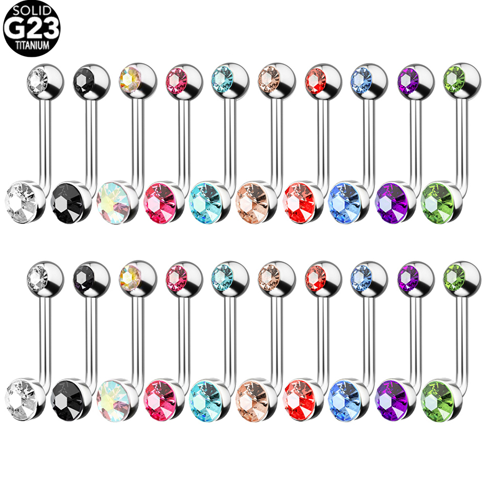 Christina Jewelry & Watches Marguerite Ørestik Forgyldt Sølv - 1 ADET G23 Titanyum kristal cevheri