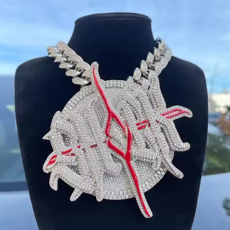 Özel Beyaz Altın Kaplama Gümüş - Hip Hop Chain Necklace incelemesi ve fiyatı