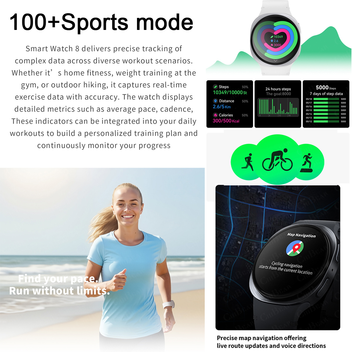 2026 Yeni Saatler 8 Mini GPS İ - Italian Jewelry Watches incelemesi ve fiyatı
