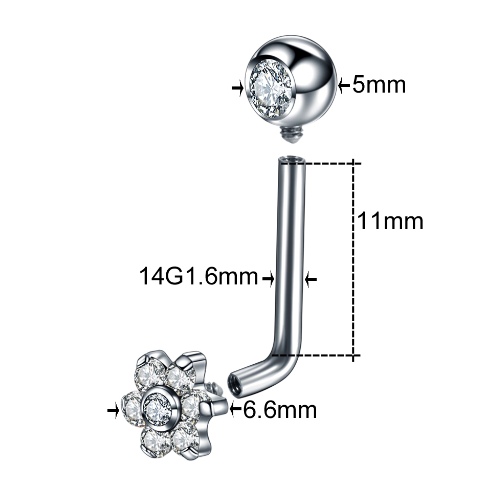 1 adet 14G Titanyum Çiçek Chri - Christina Jewelry & Watches Marguerite Ørestik Forgyldt Sølv incelemesi ve fiyatı