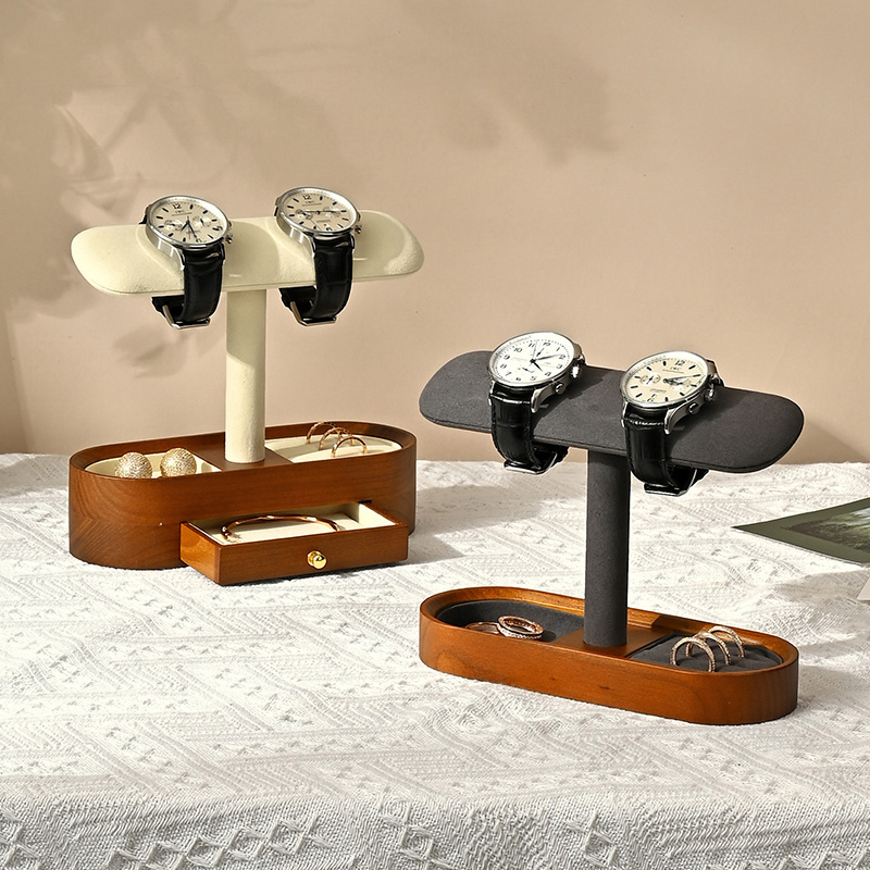 Oirlv katı ahşap saat organiza - Jewelry Watches Box incelemesi ve fiyatı