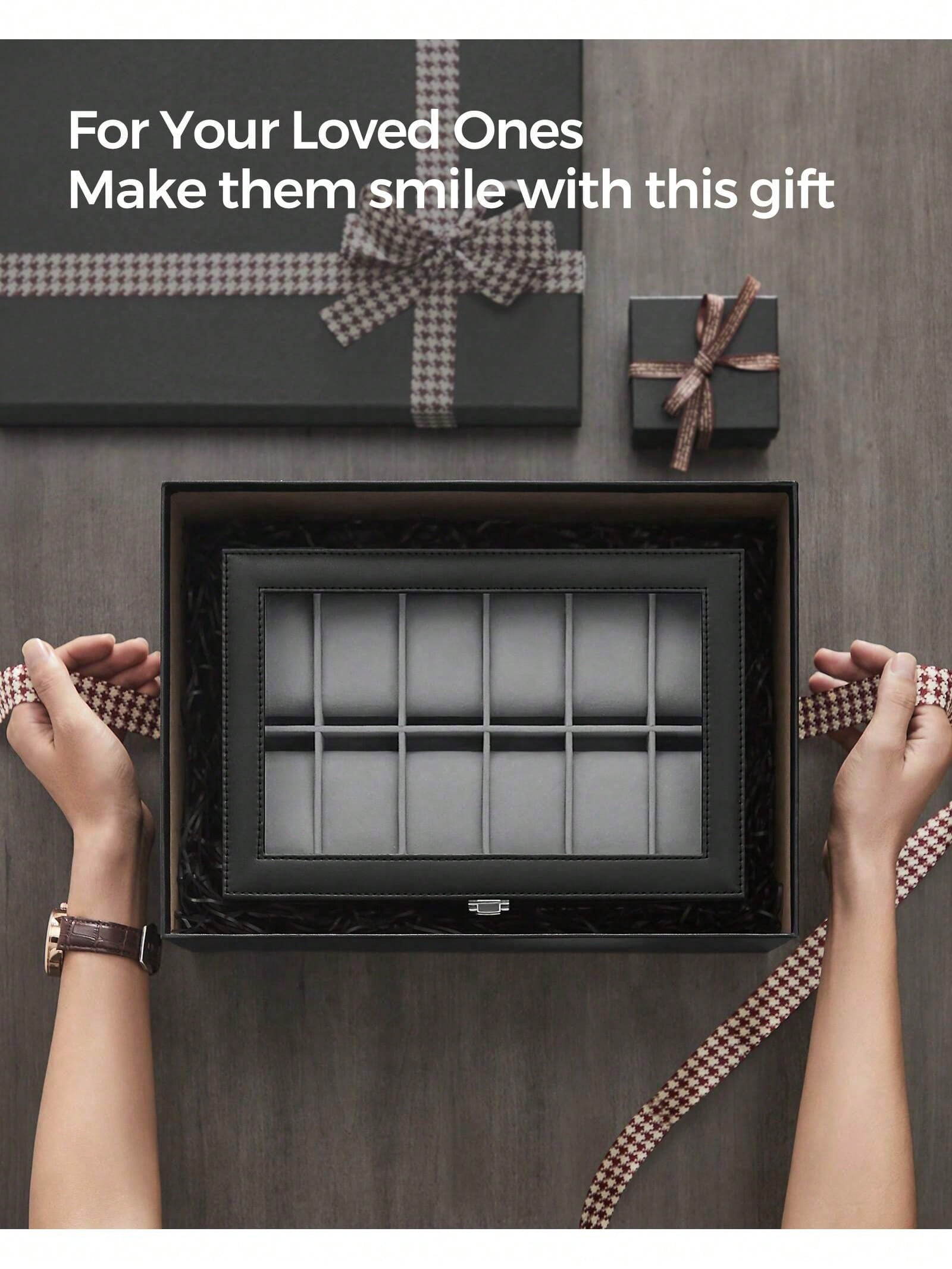12 Yuvalı Kilitlenebilir Saat  - Jewelry Watches Box incelemesi ve fiyatı