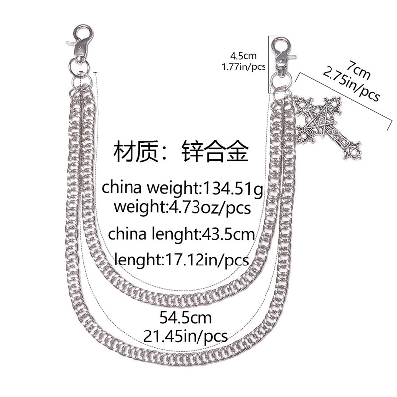 Moda Punk Metal Pantolon Zinci - Hip Hop Chain Necklace incelemesi ve fiyatı