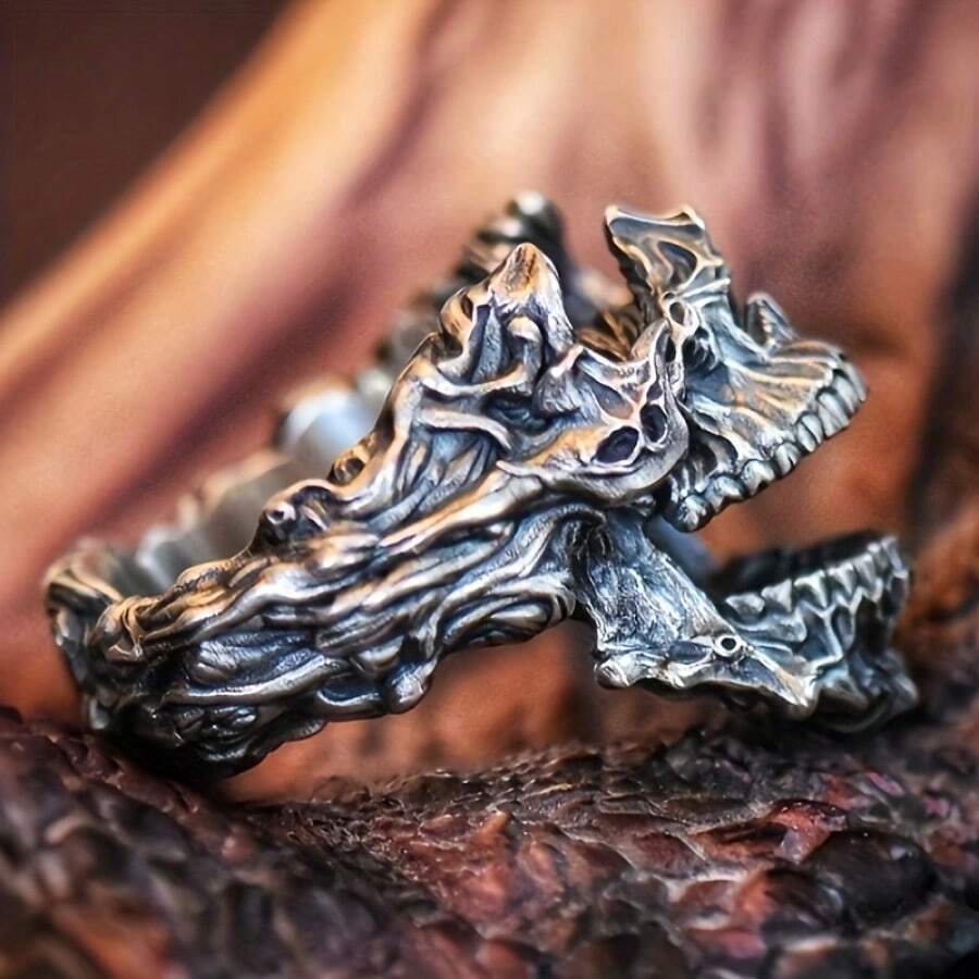 Vintage Gotik Ölüm Kafatası Ma - Gothic Skull Ring incelemesi ve fiyatı