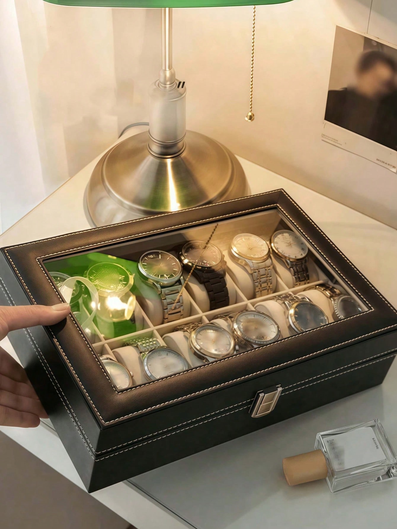 Kilitli Deri Saat Kutusu, Büyü - Jewelry Watches Box incelemesi ve fiyatı