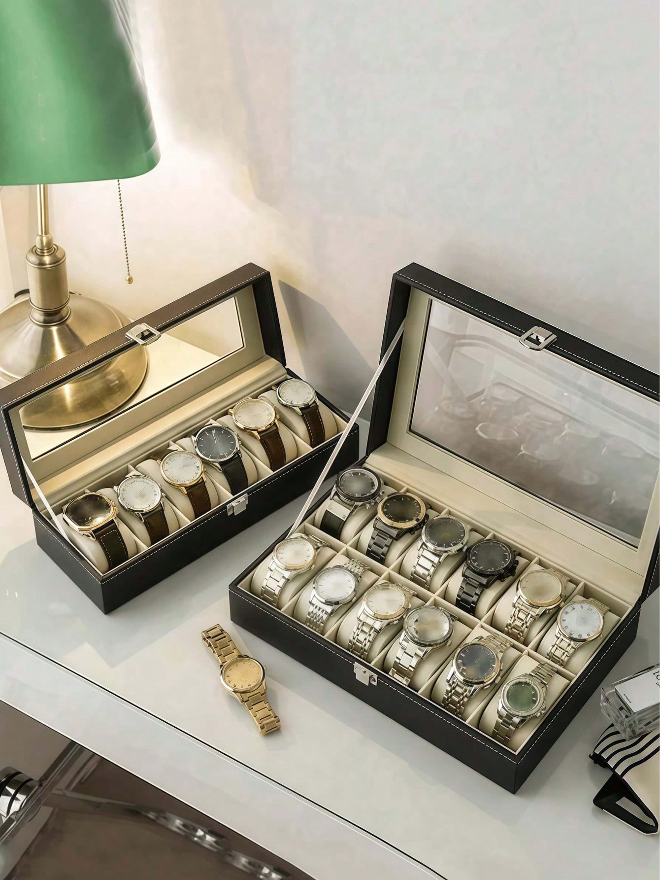 Kilitli Deri Saat Kutusu, Büyü - Jewelry Watches Box incelemesi ve fiyatı