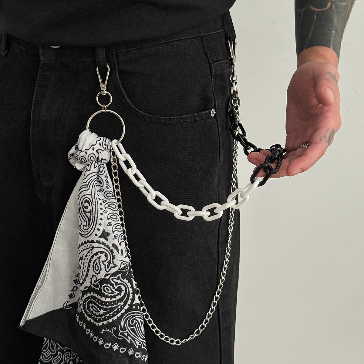 Paisley Bandana Katmanlı Panto - Hip Hop Chain Necklace incelemesi ve fiyatı