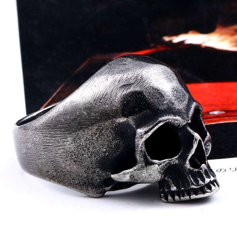 Beier 316L paslanmaz çelik Vin - Gothic Skull Ring incelemesi ve fiyatı