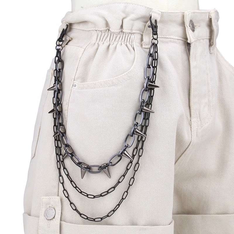 Hip Hop Punk Rock Metal Pantol - Hip Hop Chain Necklace incelemesi ve fiyatı