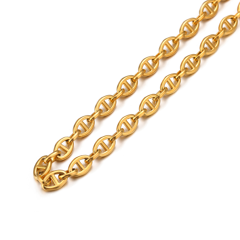 1 metre Paslanmaz Çelik Kahve  - Hip Hop Chain Necklace incelemesi ve fiyatı