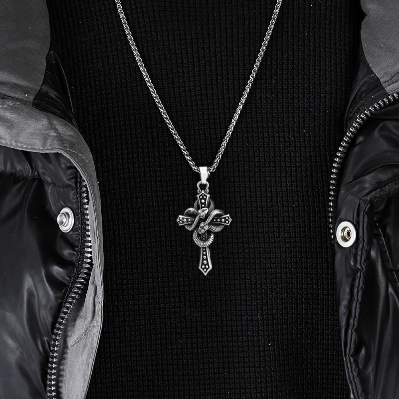 Vintage İki Tonlu Yılan Sarılm - Hip Hop Chain Necklace incelemesi ve fiyatı